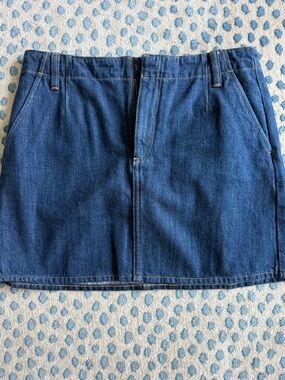 J. Crew Dark Blue Denim Mini Skirt